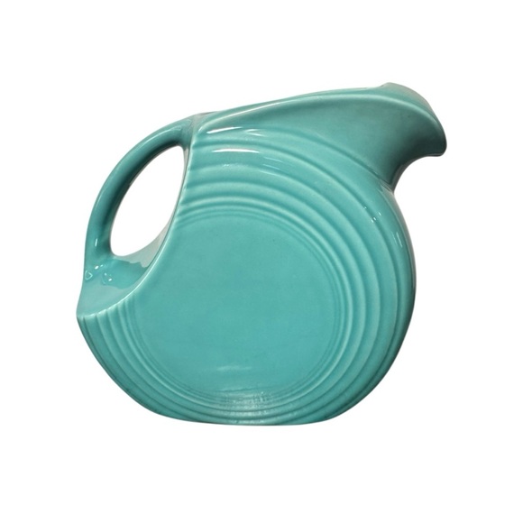 Fiesta Large Water Pitcher in Original Turquoise Glaze - Picture 1 of 9